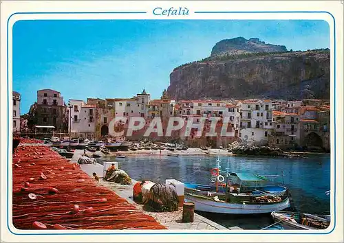 Moderne Karte Cefalu Le Port