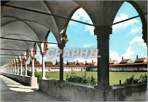 Moderne Karte Certosa di Pavia The great cloister