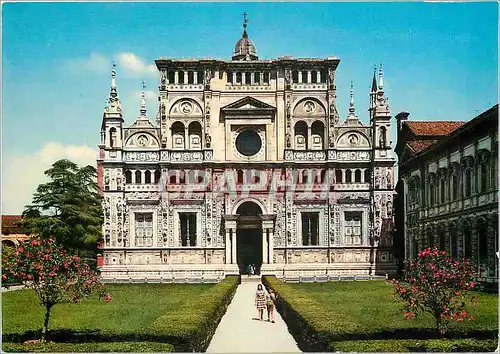 Cartes postales moderne Certosa di Pavia La Facade