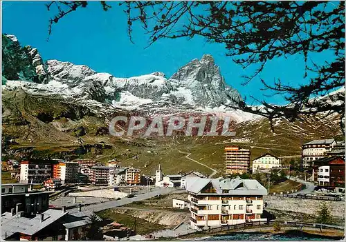 Cartes postales moderne Breuil-Cervinia Vallee d'Aosta Panorama e M Cervino