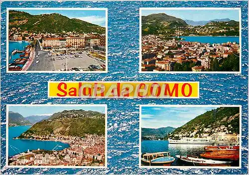 Cartes postales moderne Saluti da como