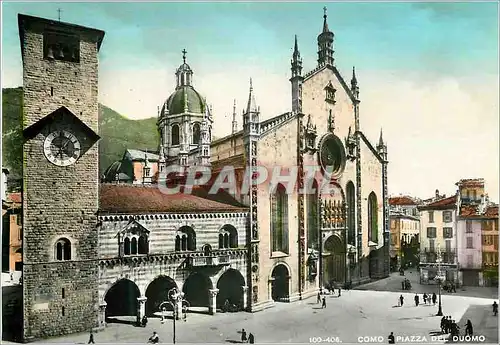 Cartes postales moderne Como piazza del duomo