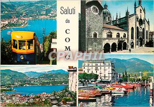 Cartes postales moderne Como panorama