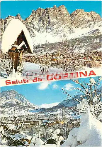 Cartes postales moderne Saluti da cortina