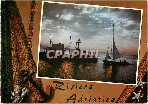 Moderne Karte Riviera adriatica