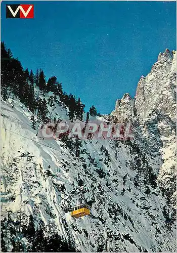 Moderne Karte Courmayeur monte bianco aiguille noure du peuterey (m 3773)