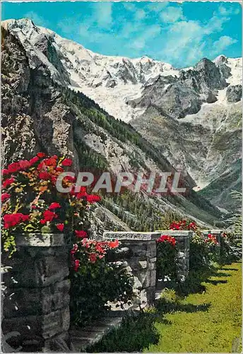 Cartes postales moderne Courmayeur il bianco dal villair