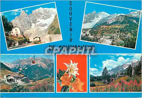 Moderne Karte Courmayeur (m 1224) plan checrouit