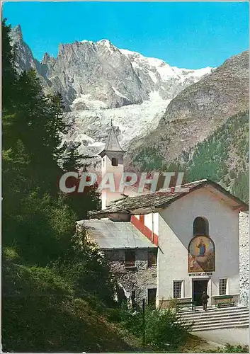 Cartes postales moderne Courmayeur vallee d'aoste sanctuaire N D de la guerison m 1444 auguilla