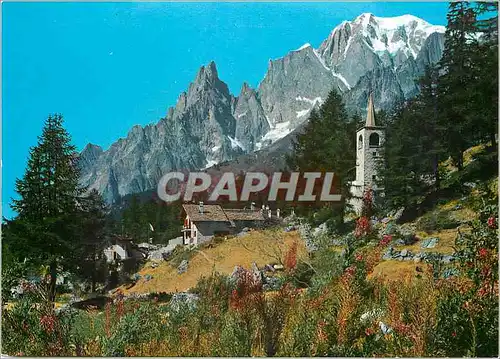 Cartes postales moderne Courmayeur noire (m 3773) e m bianco (m 4810)