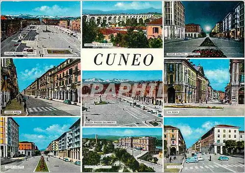 Moderne Karte Cuneo salutation de cuneo  m 534