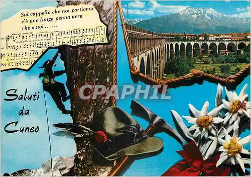 Cartes postales moderne Sul capello che noi portiamo ce una lunga penna nera che a noi