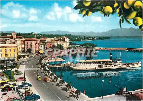 Cartes postales moderne Lac de garda desenzano vue generale Bateau