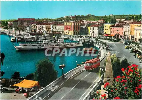 Cartes postales moderne Lac de garda desenzano vue generale Bateau