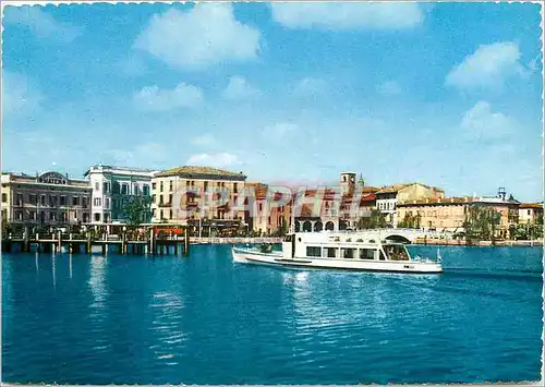 Cartes postales moderne Lac de garda desenzano panorama Bateau