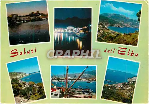 Cartes postales moderne Isola d'elba saluti