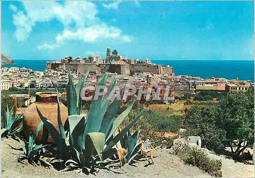 Cartes postales moderne Isola di lipari (italia) panorama