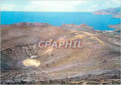 Moderne Karte Vulcano le cratere