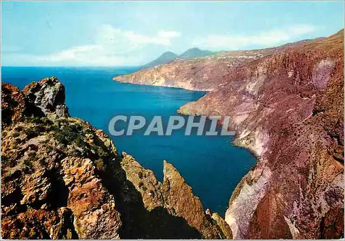 Cartes postales moderne Eolie les ecueils roouges de lipari