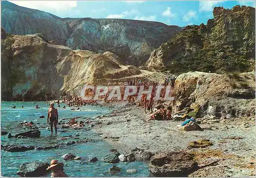 Moderne Karte Isola di vulcano (italia) le fumarole sulfuree