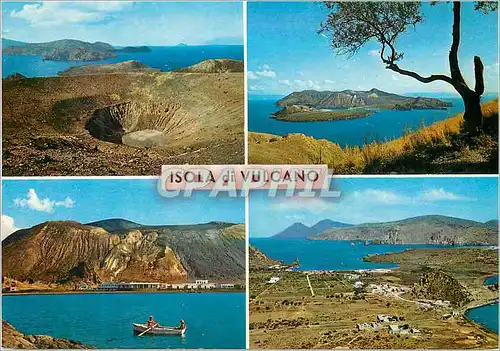 Cartes postales moderne Salutation de l'ile de vulcano