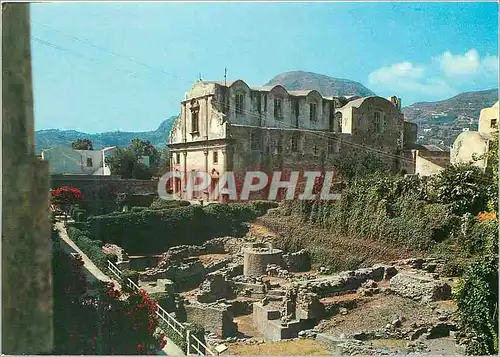 Cartes postales moderne Isola di lipari (italy) scavi archeologici al castello