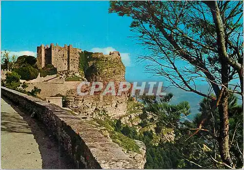 Cartes postales moderne Erice chateau de venus