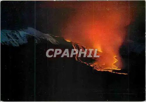 Cartes postales moderne Etna eruption