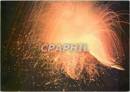 Cartes postales moderne Etna eruption