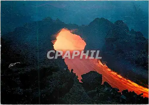 Cartes postales moderne Etna eruption 1971