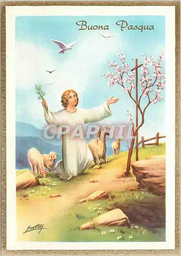 Moderne Karte Buona pasqua