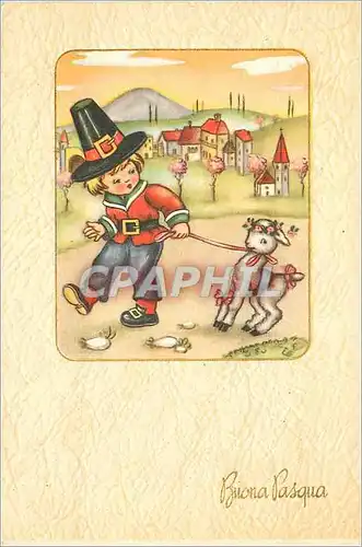 Cartes postales moderne Buona pasqua Enfant