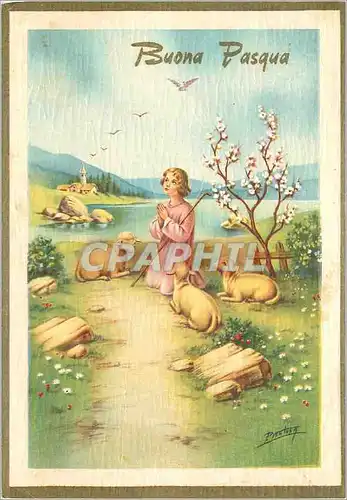 Cartes postales moderne Bona pasqua