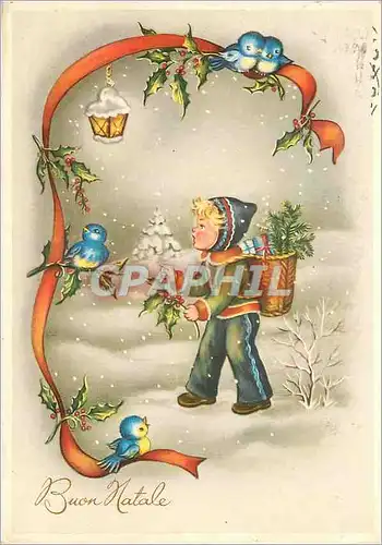 Cartes postales moderne Buon natale