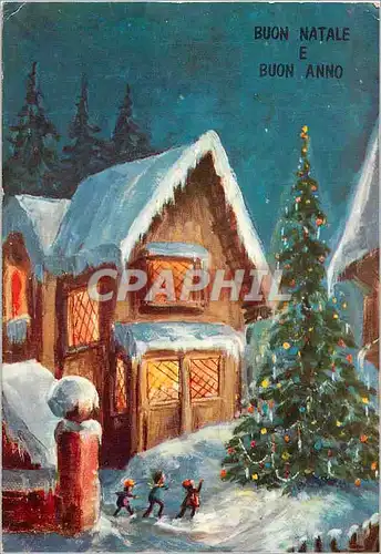 Cartes postales moderne Buon natale e buon anno