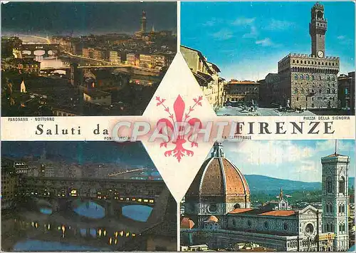 Cartes postales moderne Saluti da Firenze