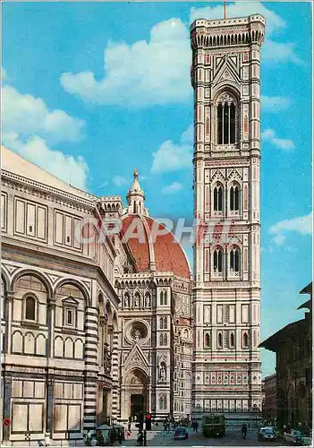 Cartes postales moderne Firenze baptistere clocher de giotto cathedrale et dome