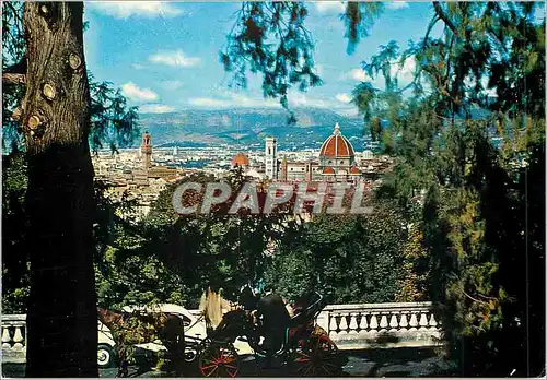Moderne Karte Firenze une vue de s minlato al monte