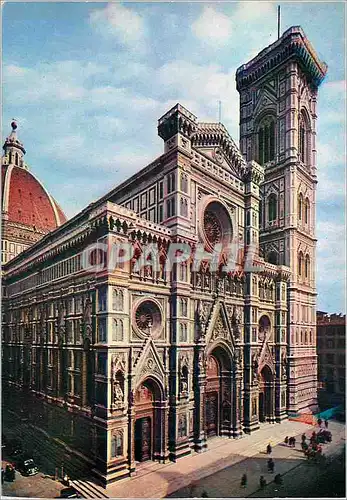 Cartes postales moderne Firenze cathedrale et clocher