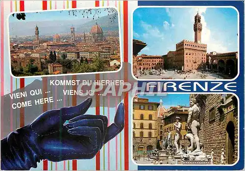 Cartes postales moderne Firenze panorama palazzo vecchio