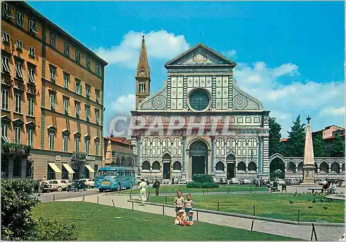 Cartes postales moderne Firenze basilique et place de st maria novella