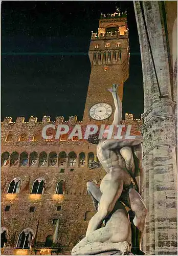 Cartes postales moderne Firenze l'enlevement des sabines et tour d'amolphe