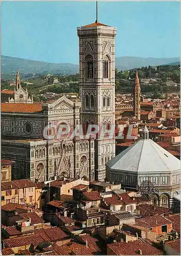 Cartes postales moderne Firenze cathedrale et le campanile de giotto