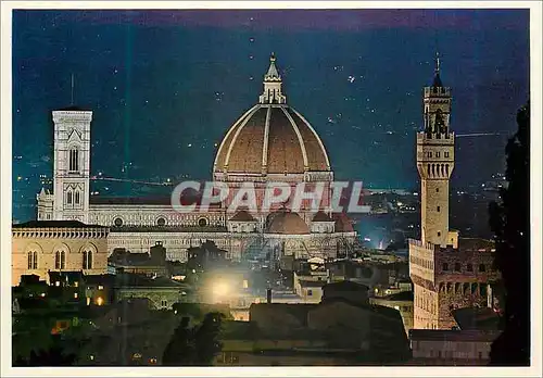 Cartes postales moderne Firenze enchantement nocturne