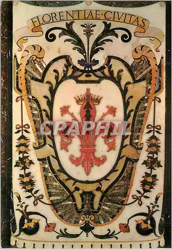 Cartes postales moderne Firenze embleme de florence mosaique