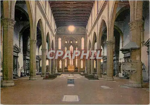 Moderne Karte Firenze basilique de st croce l'interieur