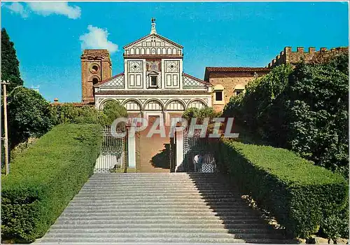 Cartes postales moderne Firenze la basilique de s mininto sur la mosaique