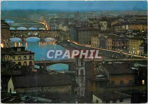 Cartes postales moderne Firenze panorama des ponts de la place michel ange