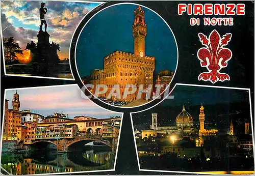 Moderne Karte Firenze di notte