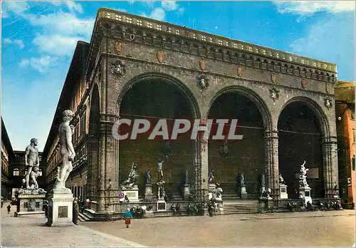 Cartes postales moderne Firenze la loggia dei lanzi